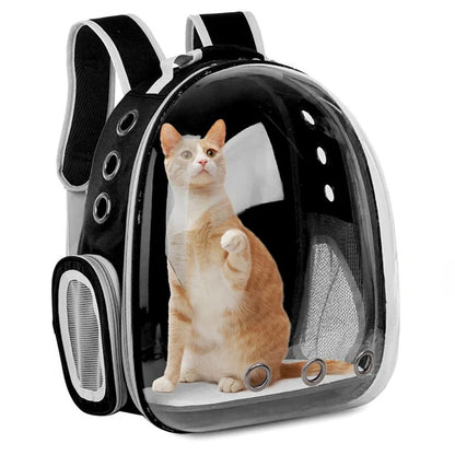 Breathable Space Backpack | Portable Pet Carrier for Cats & Puppies