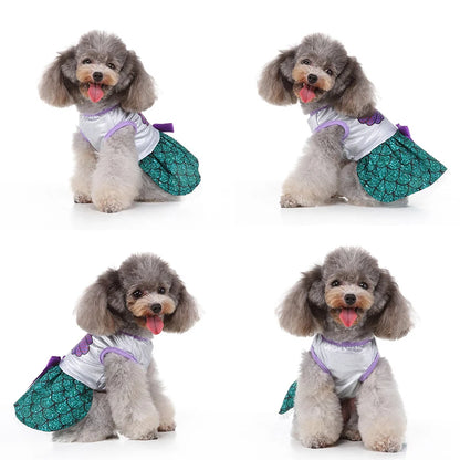 Pet Dog Dress Halloween Super Claw Skirt