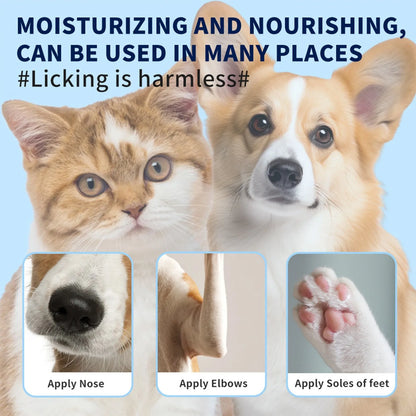 Natural Paw Balm for Dogs & Cats – Moisturizing Nose & Paw Protector