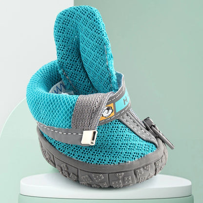 Dog Shoes Non-Slip Soles Thick Plush Protection Paw Pet Shoes