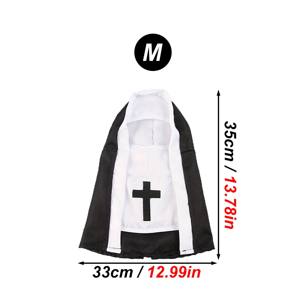Hallow Nun Costume for Small Cats & Dogs