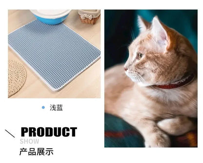 Cat Litter Mat With Double Layer Waterproof