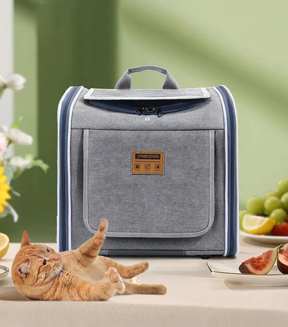 Outdoor Pet Travel Bag – Cat & Dog Carrier for Bike Rides