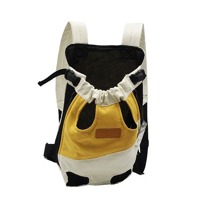 Portable Cat Carrying Bag – Stylish Canvas Backpack for Kittens & Cats