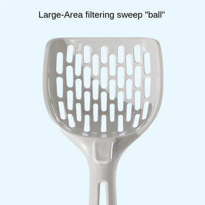 Plastic Cat Litter Scoop with Holder | Easy Clean Tool