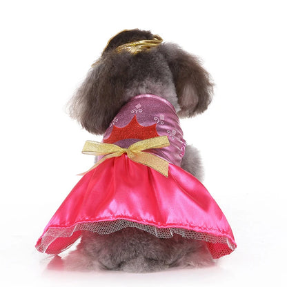 Pet Dog Dress Halloween Super Claw Skirt