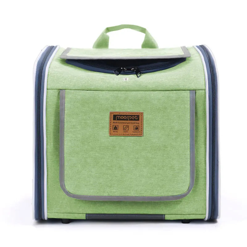 Outdoor Pet Travel Bag – Cat & Dog Carrier for Bike Rides