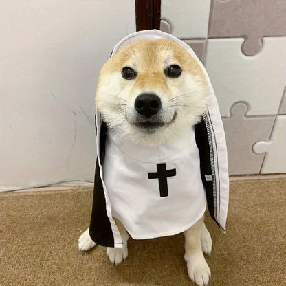 Hallow Nun Costume for Small Cats & Dogs