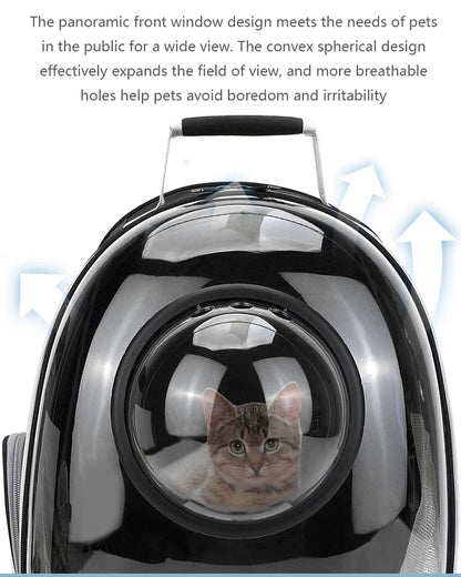 Breathable Space Backpack | Portable Pet Carrier for Cats & Puppies