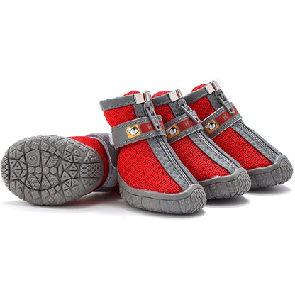 Dog Shoes Non-Slip Soles Thick Plush Protection Paw Pet Shoes