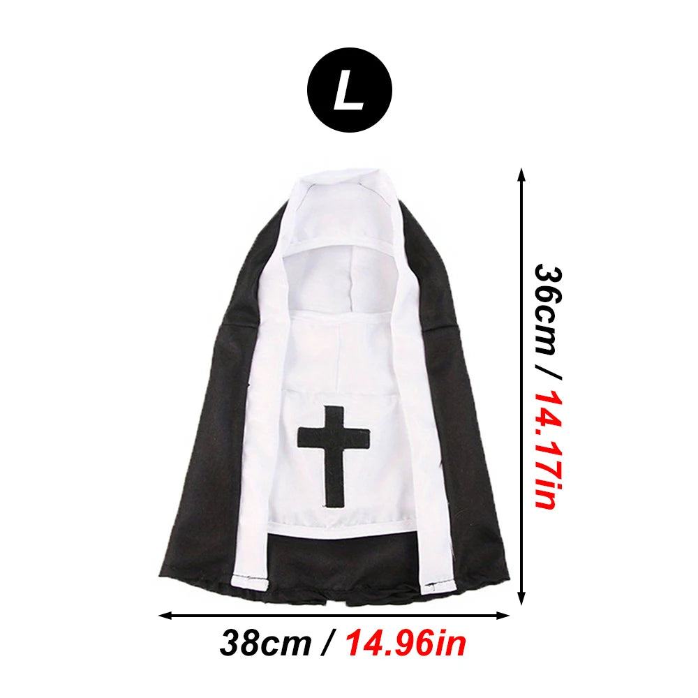 Hallow Nun Costume for Small Cats & Dogs