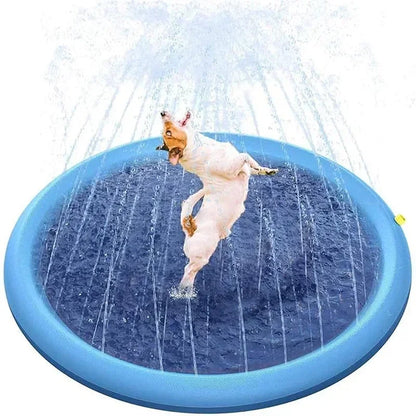 Summer Dog Toy Splash Sprinkler Pet Swimming Pool Interactive Play Water Mat Toys