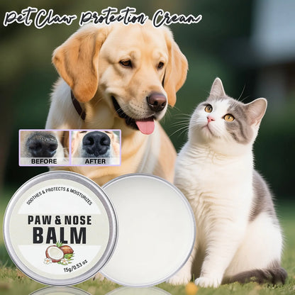 Natural Paw Balm for Dogs & Cats – Moisturizing Nose & Paw Protector