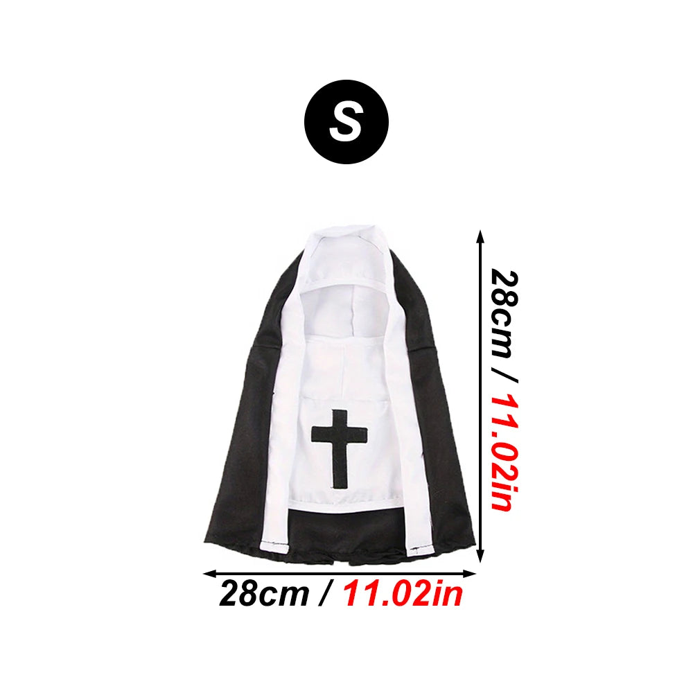 Hallow Nun Costume for Small Cats & Dogs
