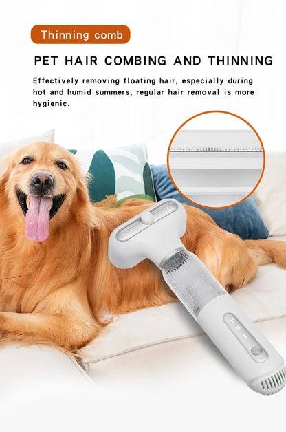 Pet Hair Dryer Blowing Comb – Strong Wind Grooming Brush with Cool Air for Dogs & Cats