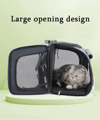 Outdoor Pet Travel Bag – Cat & Dog Carrier for Bike Rides