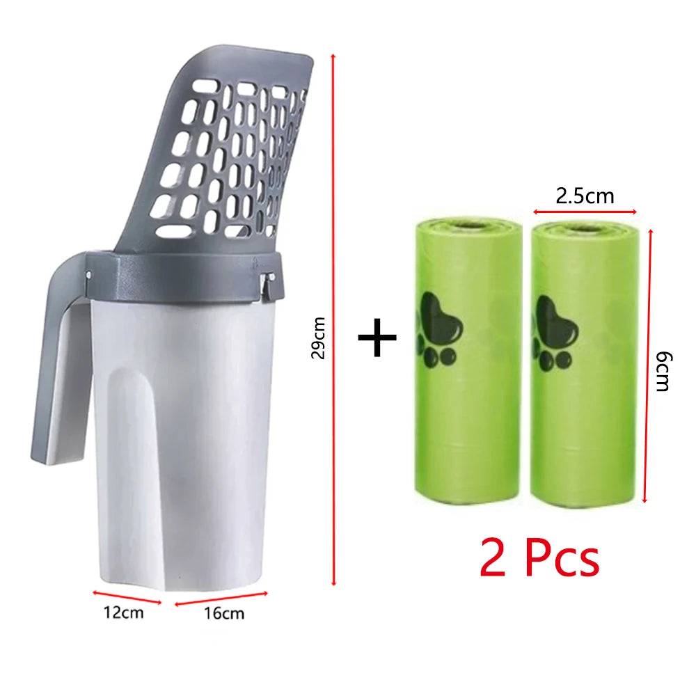 Litter Shovel Scoop – Self-Cleaning Cat Litter Box Accessory | Pet Waste Picker