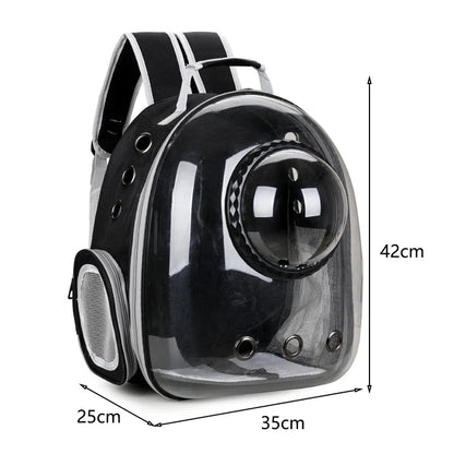 Breathable Space Backpack | Portable Pet Carrier for Cats & Puppies