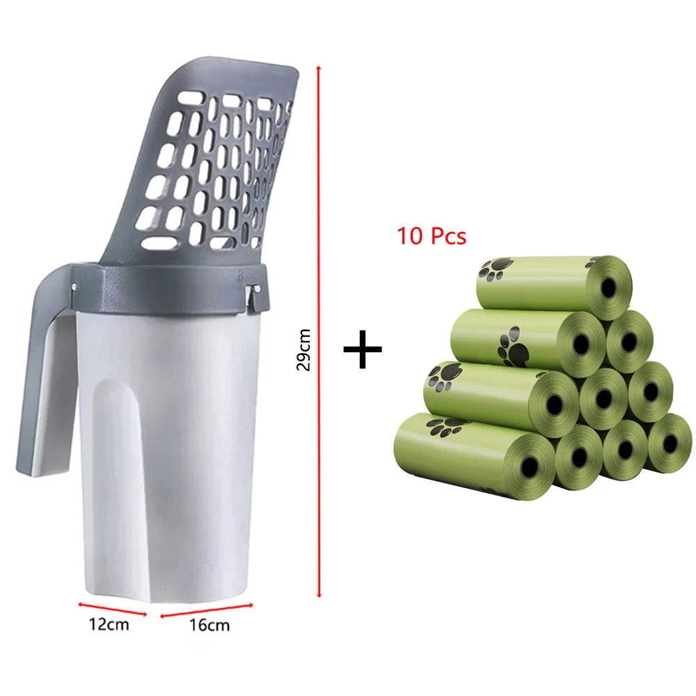Litter Shovel Scoop – Self-Cleaning Cat Litter Box Accessory | Pet Waste Picker