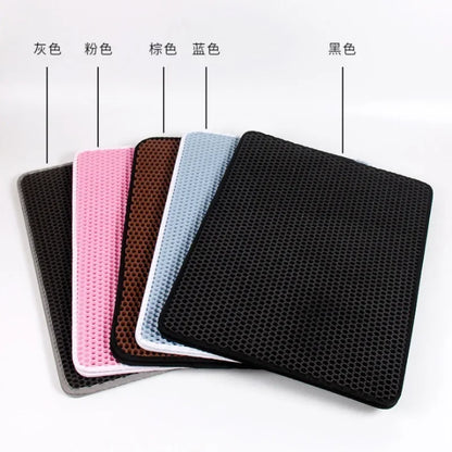 Cat Litter Mat With Double Layer Waterproof