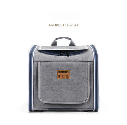 Outdoor Pet Travel Bag – Cat & Dog Carrier for Bike Rides