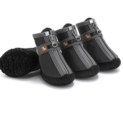 Dog Shoes Non-Slip Soles Thick Plush Protection Paw Pet Shoes