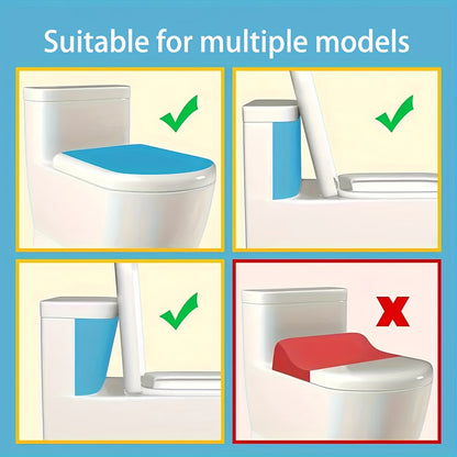 AirXing & Pet Safety Toilet Lock - White Plastic Childproof Latch with Easy-Install Design, Prevents Unauthorized Use for Youngsters & Pets, Secure Bathroom Access, Pet Safety Device, Modern Toilet Accessory, Durable Plastic