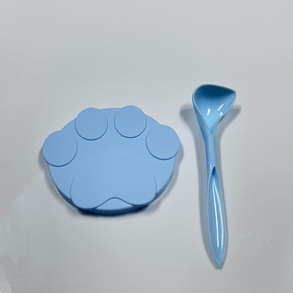 Silicone Pet Food Can Lid with Adorable Cat Paw Design - Reusable, Airtight Seal for Freshness - Ideal for Cat & Dog Food Storage, Silicone Food Storage